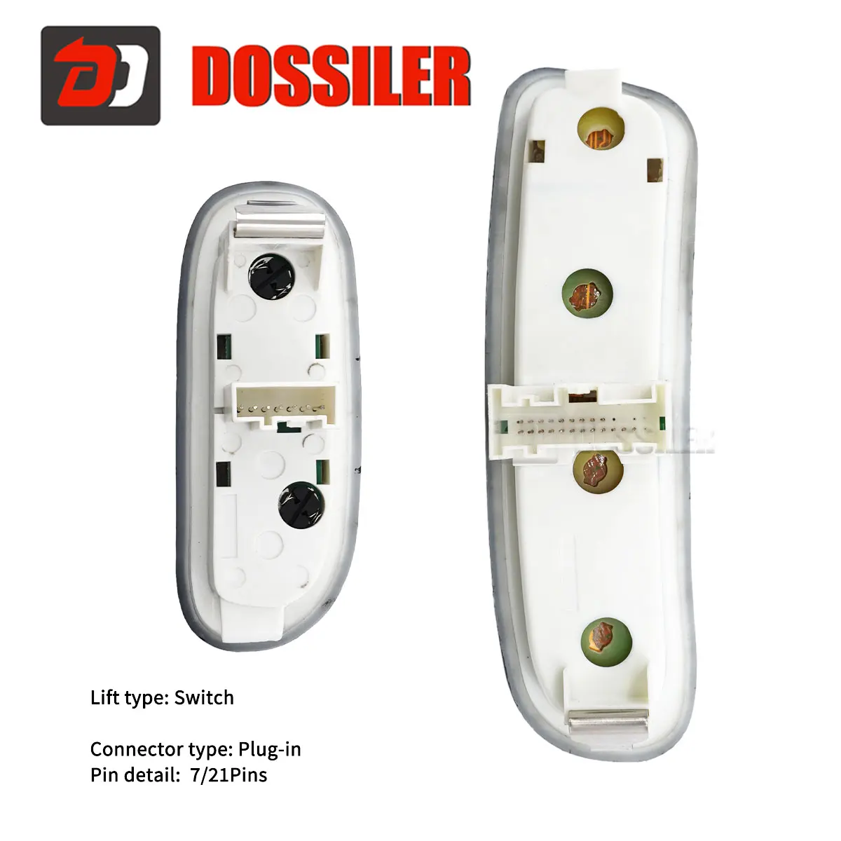 19209381 19209382 Dossiler Left Driver Side & Passenger Side Master Power Window Switch for Chevrolet Corvette C5 1997-2004
