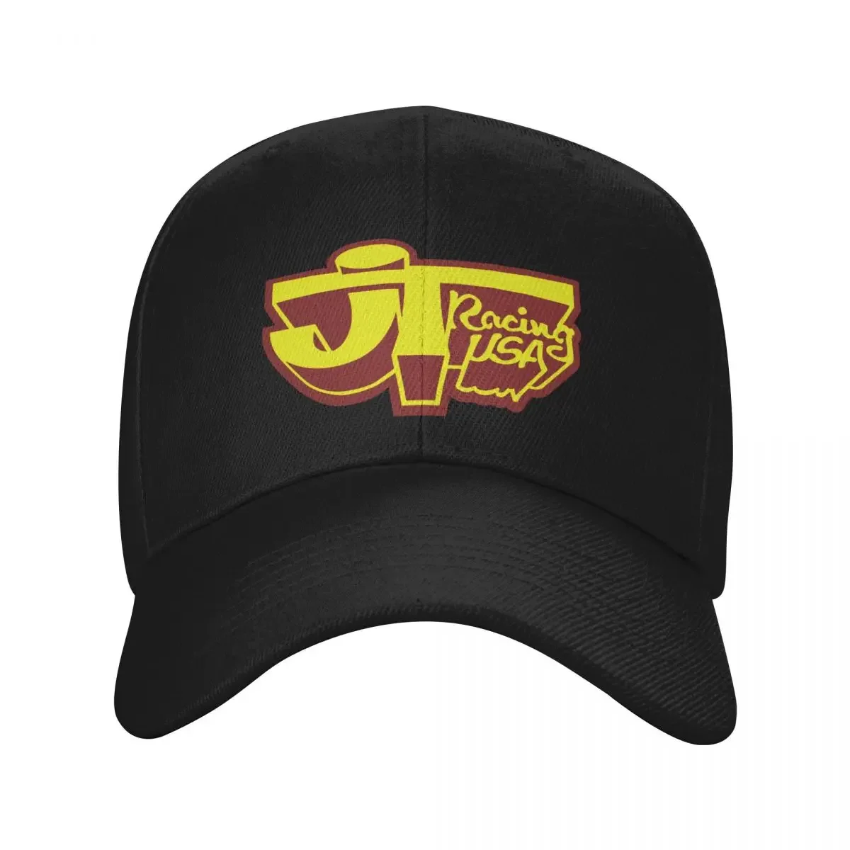 

JT Racing USA YELLOW/RED- Old School BMX Baseball Cap Funny hats Visor Caps For Women Men's