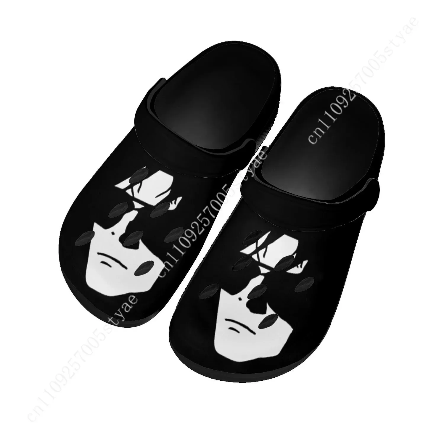 Andrew Eldritch English Water Shoes Home Garden Clogs Mens Women Youth Boy Girl Sandals Custom Breathable Hole Slippers Black