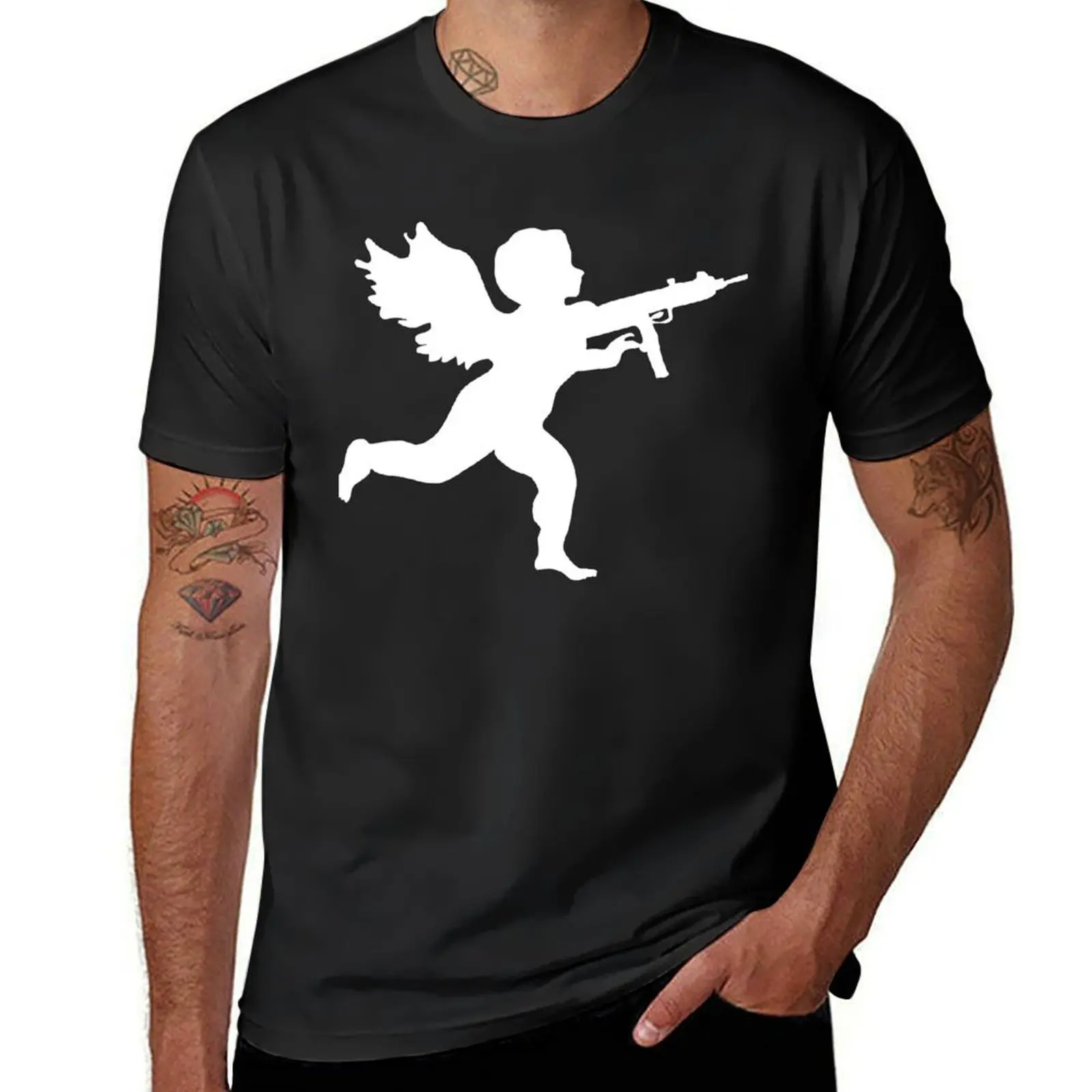 Vanilla Ice Cupid Logo T-shirt summer clothes plus size tops blacks mens graphic t-shirts pack