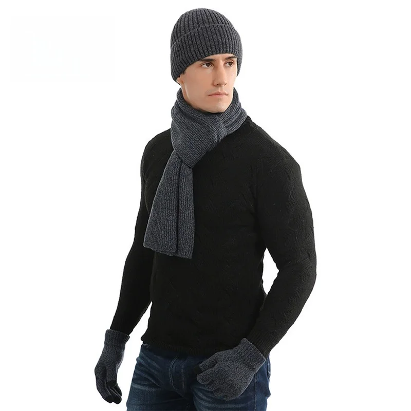 winter-outdoor-cycling-hat-scarf-gloves-knitted-woolen-one-piece-warmth-friendly-tee-piece-set-new-2026-anti-cold-kit