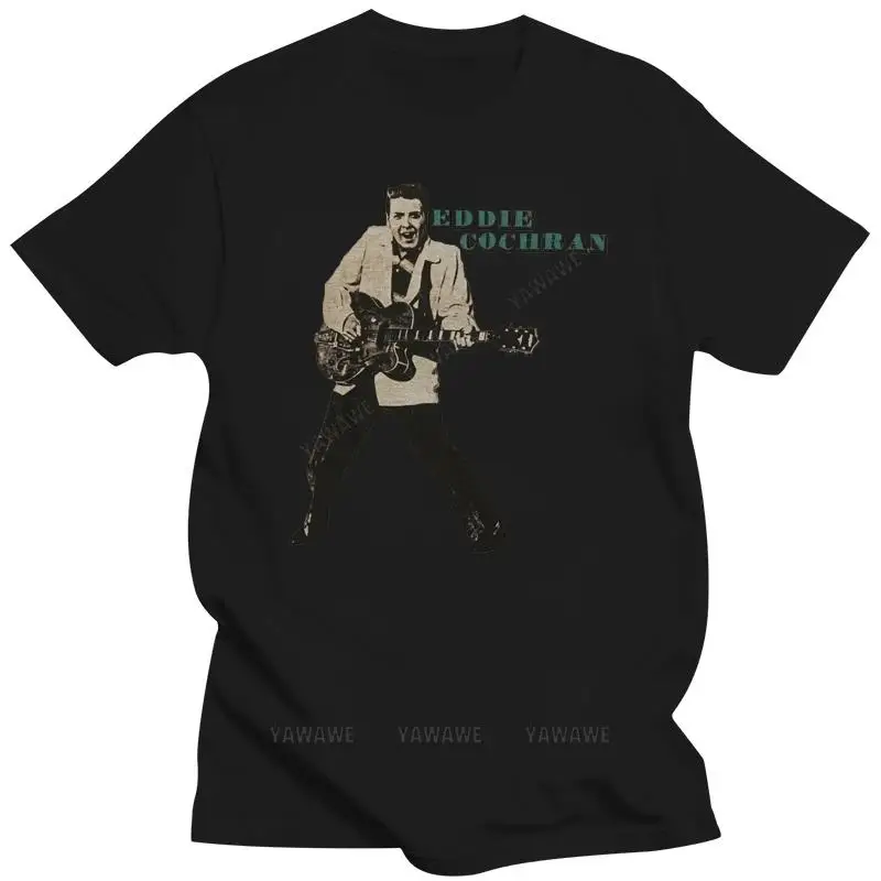 New black short sleeve men top Eddie Cochran Men'S Eddie Cochran Dollar T-Shirt Grey Adults Casual Tee Shirt unisex tee-shirt