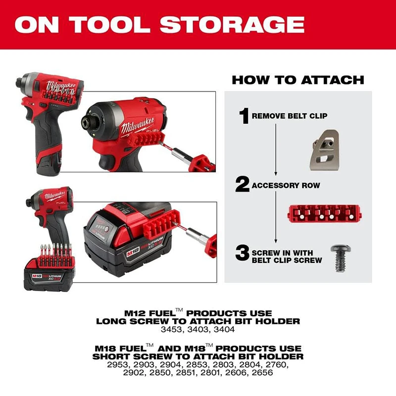 Milwaukee 48-32-9922 Convenient Style Customizable Large Case Impact Durable Driver Accessories