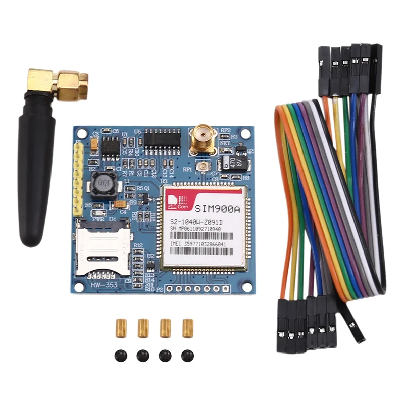 

SIM900A SIM900 MINI V4.0 Wireless Data Transmission Extension Module GSM GPRS Board Kit With Antenna For For Arduino-ABIU