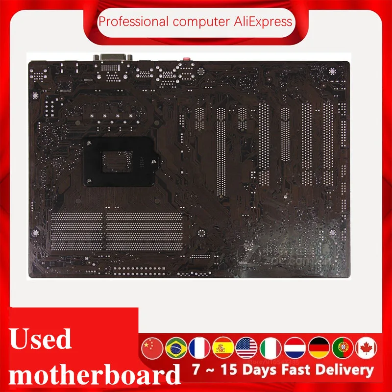 Imagem -05 - Placa-mãe de Mesa H87 Lga 1150 para Core i7 i5 i3 Ddr3 Sata3 Usb 3.0 Hdmi Placa Principal Usada Original Asus-h87-plus