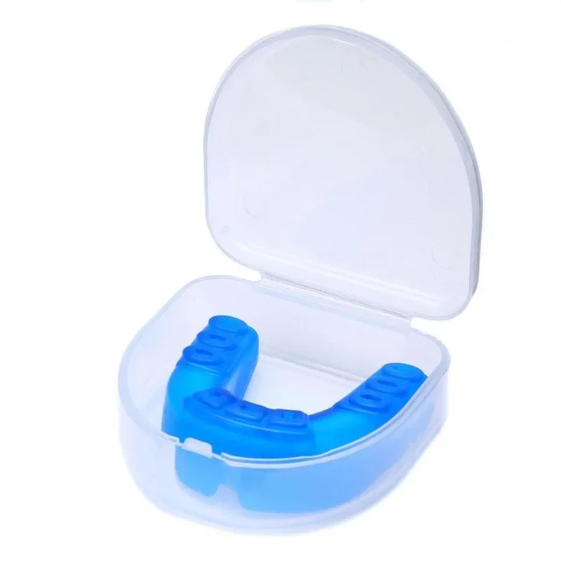 Adult Silicone Boxing Protective Belt Box Mouthguard Professional Training Gadget Karate Sports Braces Non-toxic Transparent