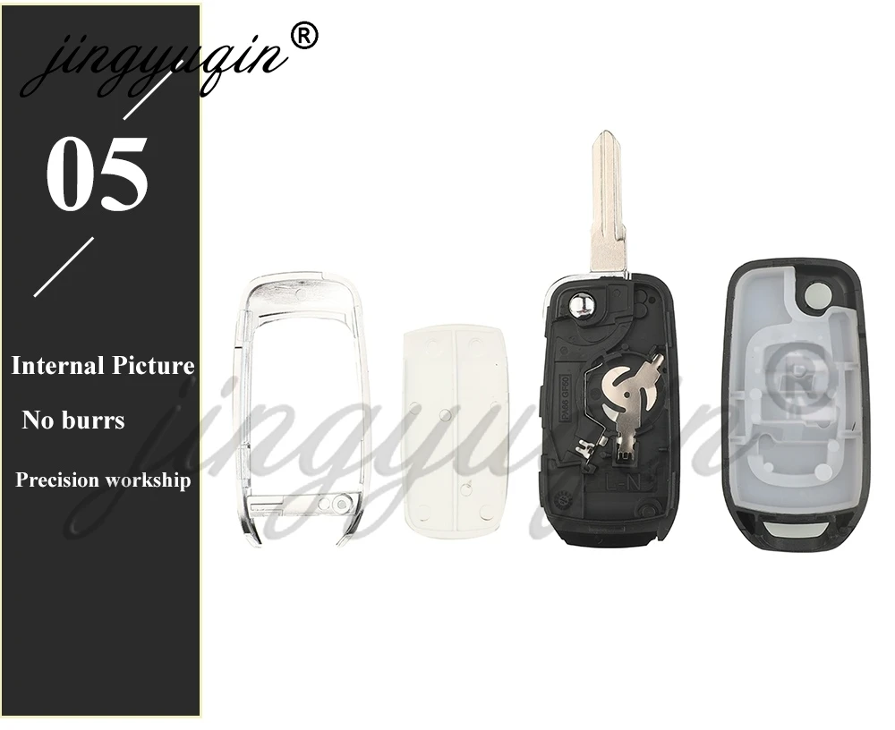 Modifizierte Klapp-Autoschlüsselhülle für Renault Megane Clio Duster Kangoo Modus Twingo Dacia Sandero Logan Nissan Kubistar VIVARO – Detail 10
