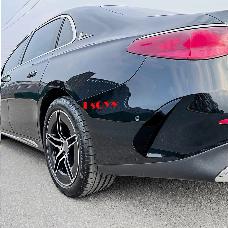 

Для Mercedes Benz E Class W214 E200 E260 E300 AMG 2024+ Задний бампер из углеродного волокна, боковая крышка вентиляционного отверстия, молдинг, аксессуары