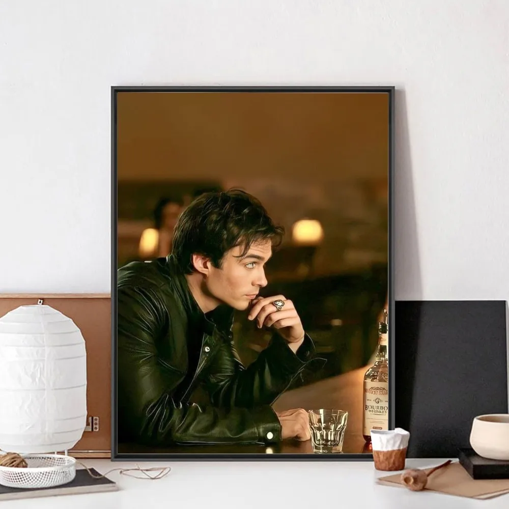 The Vampire Diaries Ian Somerhalde Poster No Poster Kraft Club Bar Paper Vintage Poster Wall Art Painting Bedroom Study Stickers