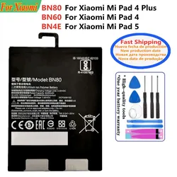 BN60 BN80 BN4E Battery For Xiao Mi Tablet Battery For Xiaomi Pad4 Pad 4 Plus Mipad4 Mipad 4 5 Plus Batteries