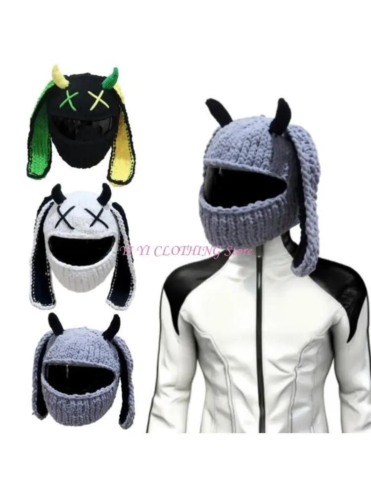N5KF Lovely Motorcycle Helmets Cover Antiscratch Motorcycling Helmets For Adult and Kid