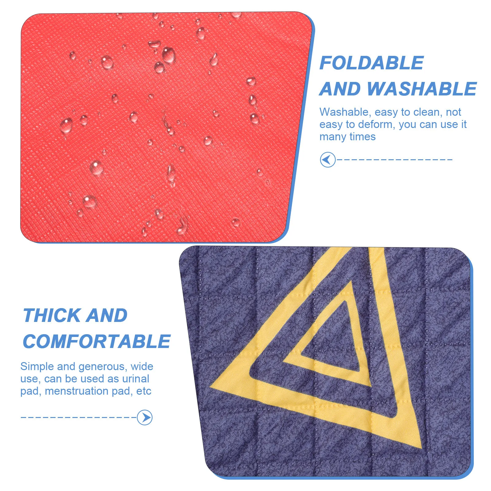 

Baby Sleeping Under Pad Incontinence Mats Cotton Breathable Waterproof Absorbent Bed Pads for Toddlers Elderly Menstruation