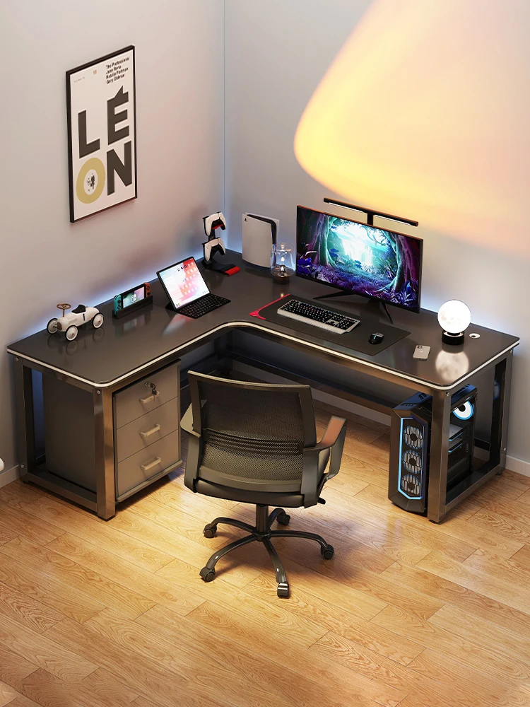 

Computer desk, desktop corner gaming table, home bedroom desk, study table, simple