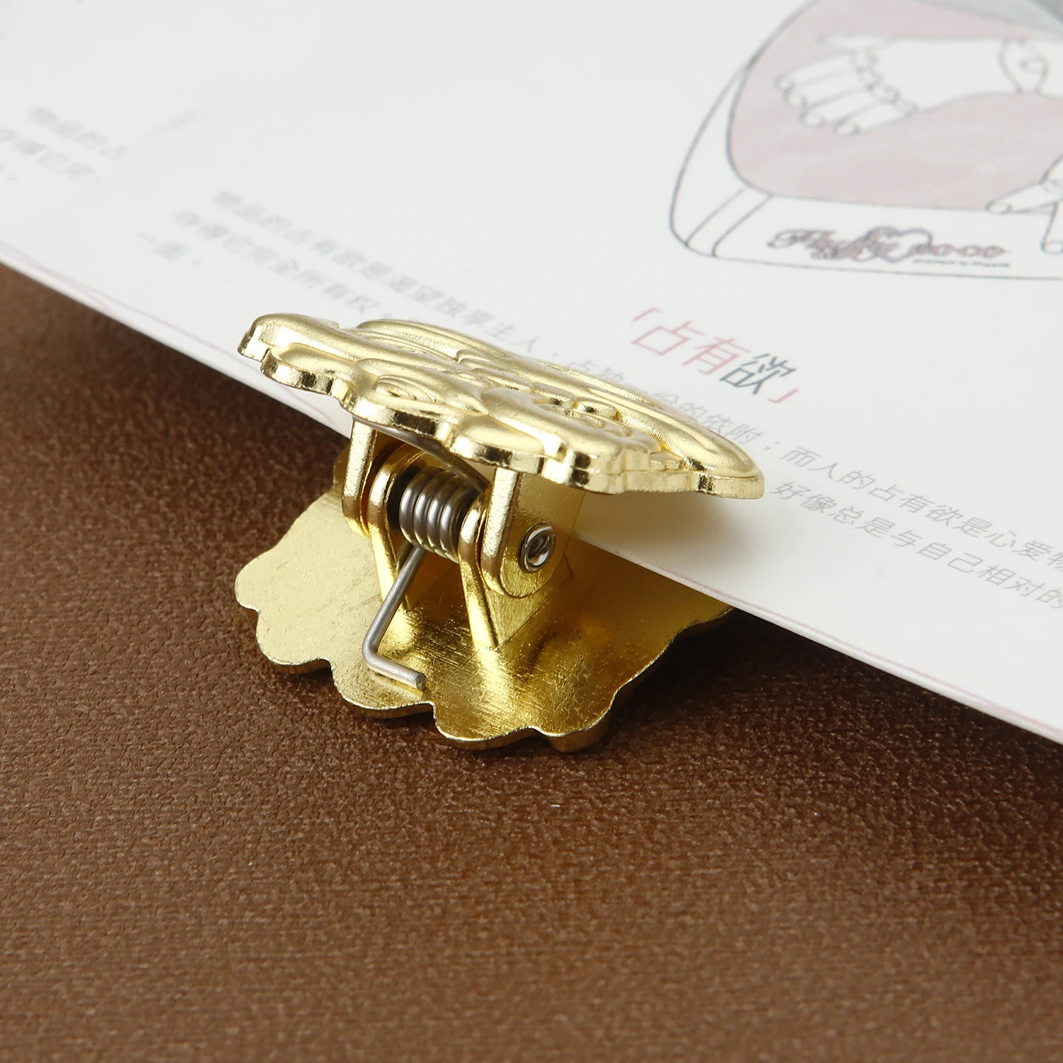 Metall Chinesischen Löwen Geformt Binder Clips Bill Binder Clip Foldback Notizen Brief Datei Büroklammer Bindung Sicherung Clip Schreibwaren – Detail 7