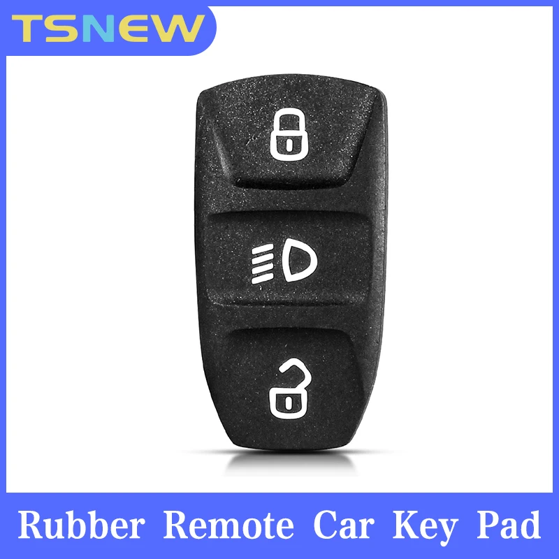 

3 Button Rubber Remote Car Key Pad For Volkswagen VW Golf 7 4 5 Mk4 6 For Skoda Octavia For Seat Leon Ibiza Altea Key Fob