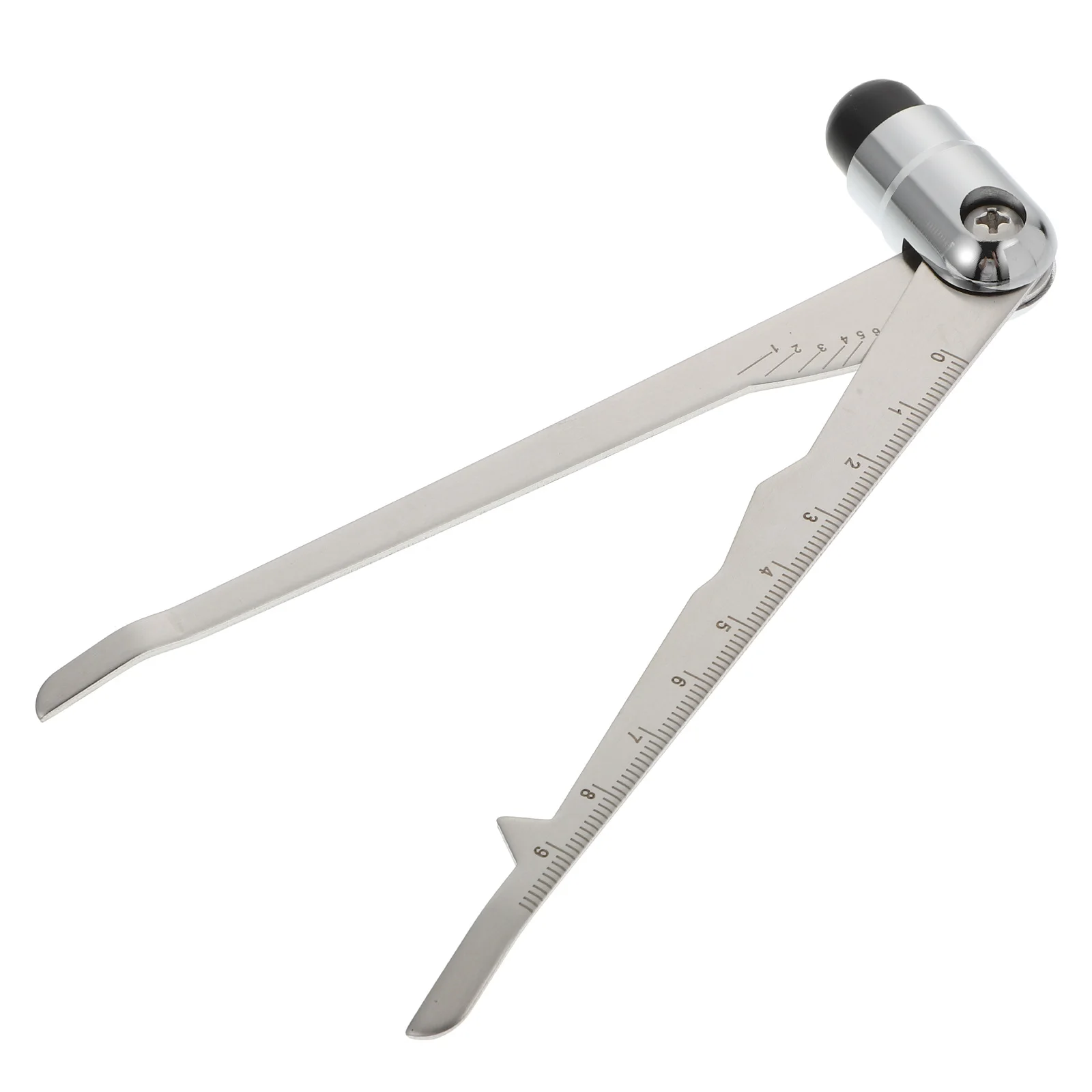 

1pc Stainless Steel Reflex Hammer Ergonomic Handle Diagnostic Testing Tool for Hospitals Clinics Medical Exam Equipment