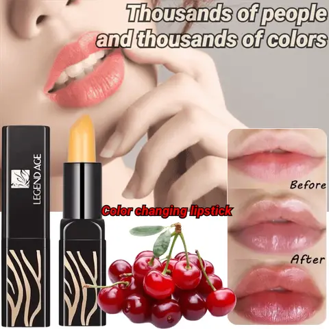 Red Cherry Lipstick Color Changing Lipstick Non-fading Non-stick Cup Moisturizing and Moisturizing Lipstick Thousands of Colors