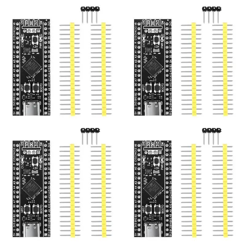4pack X((STM32F411 Development Board, STM32F411CEU6 STM32F4 Learning Board, Support for MicroPython/ Programming)