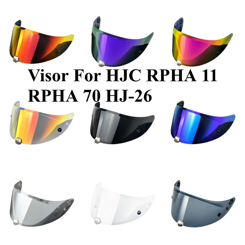 Rpha11 Helmet Visor Lens For HJC RPHA 11 RPHA 70 HJ-26 Anti-UV Anti-Scratch Dustproof Wind Shield Accessories