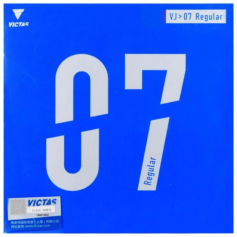 

VICTAS VJ 07 Regular Non-sticky Table Tennis Rubber Sheet Pips-in Forehand Backhand Ping Pong Rubber with 2.0mm/MAX Sponge ITTF