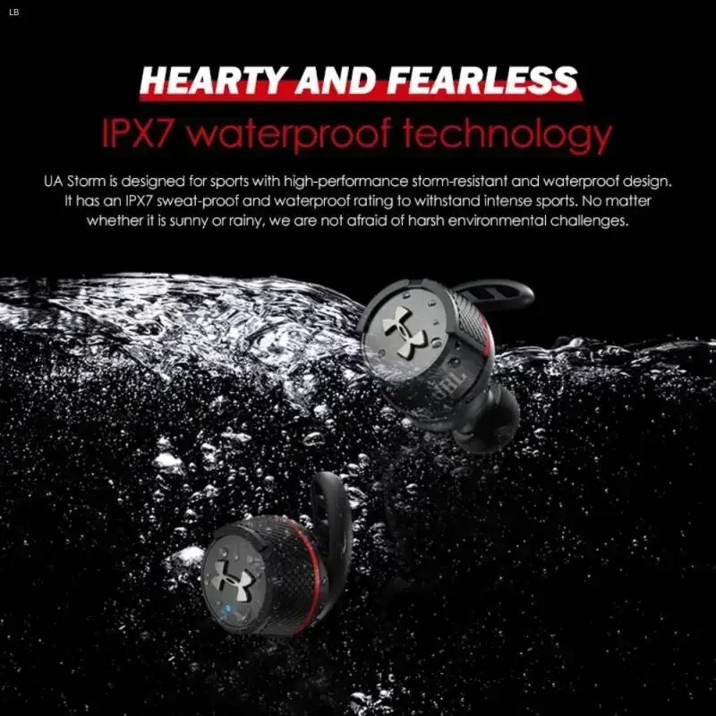 Original JBL Under Rock True Wireless Flash Earbuds Headphones Waterproof IPX7 Sport Bluetooth Headset With Mic