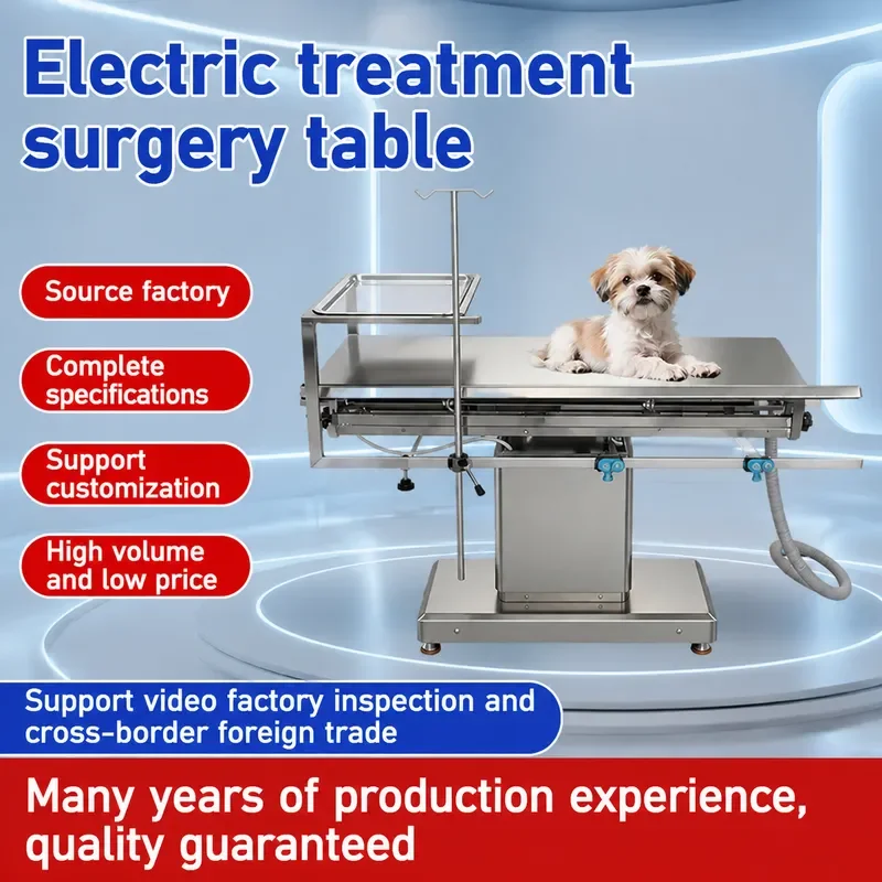 Hydraulic Lifting Pet Operating Table Veterinary Surgery Examination Table for Dog Cat Diagnosis and Treatment in Animal