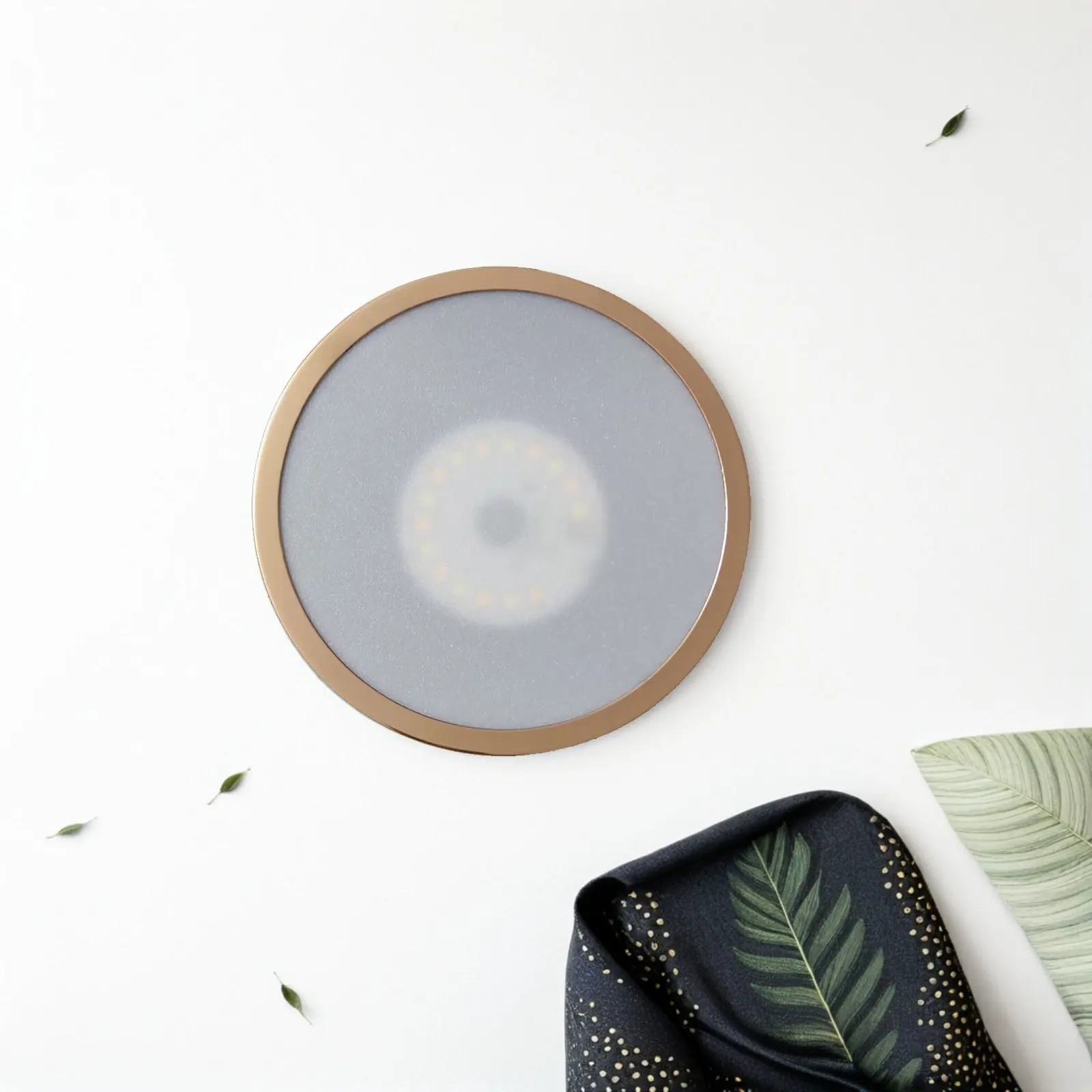 10Pcs Round Acrylic Ceiling Light Diffuser Plate 2.17 Inch Anti-Glare Lamp Shade for Bedroom Office Nursery Recessed LED Fixture