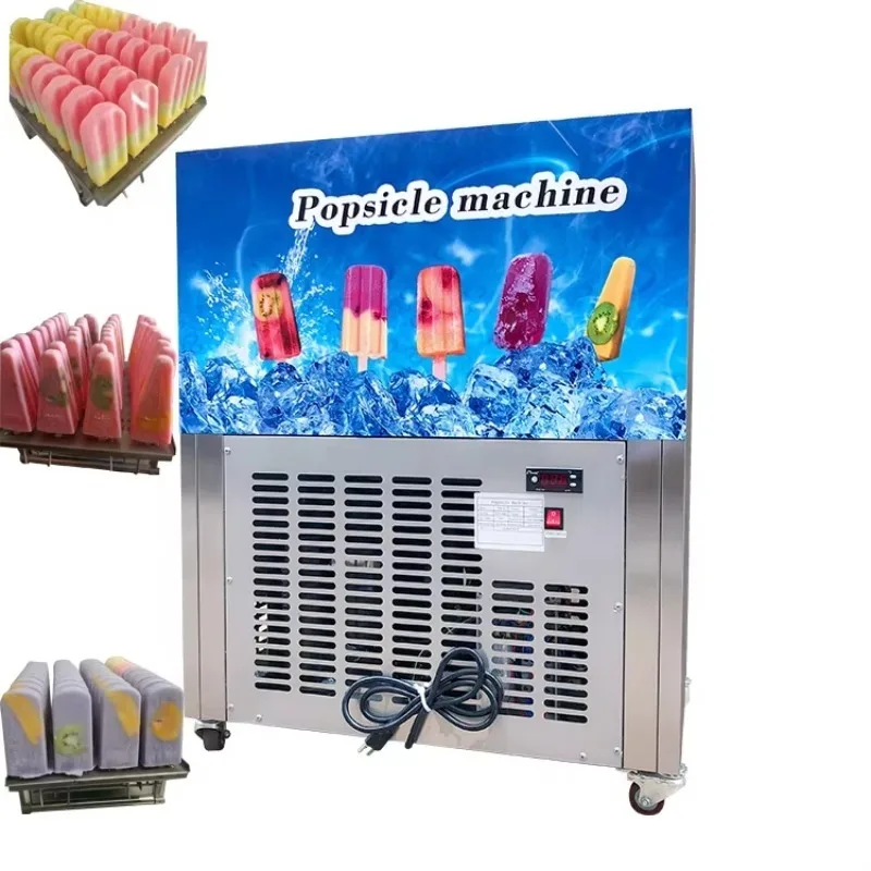 

12000 Lolly Electric Mold Maker Rotary Automatic Stick Ice Cream 4 Mould Popsicle Make Machine 6 Mold