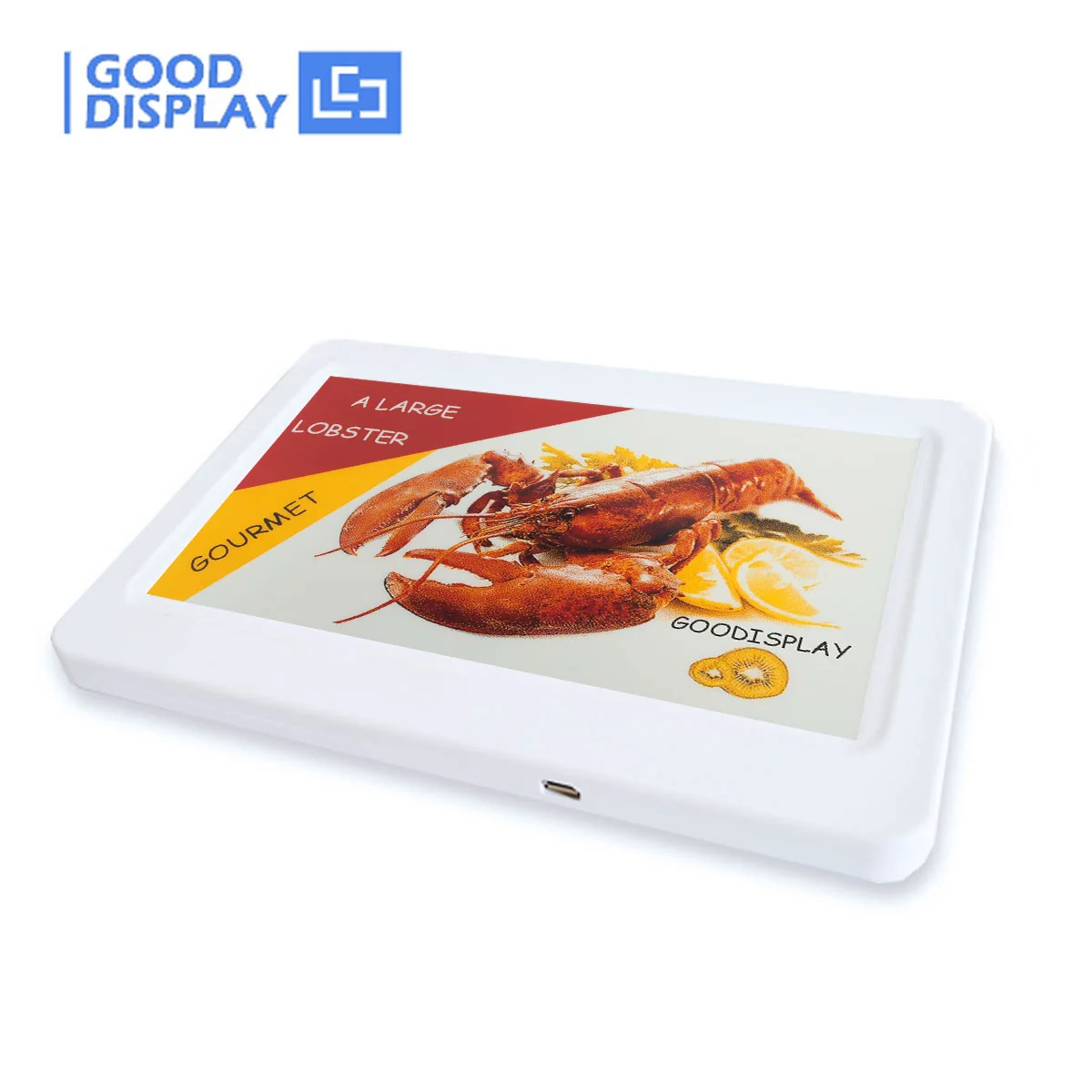 Label Harga Digital Elektronik USB /WiFi Tampilan E-ink 4 Warna 7.5 Inci untuk Label Rak ESL Merah & Kuning Ritel