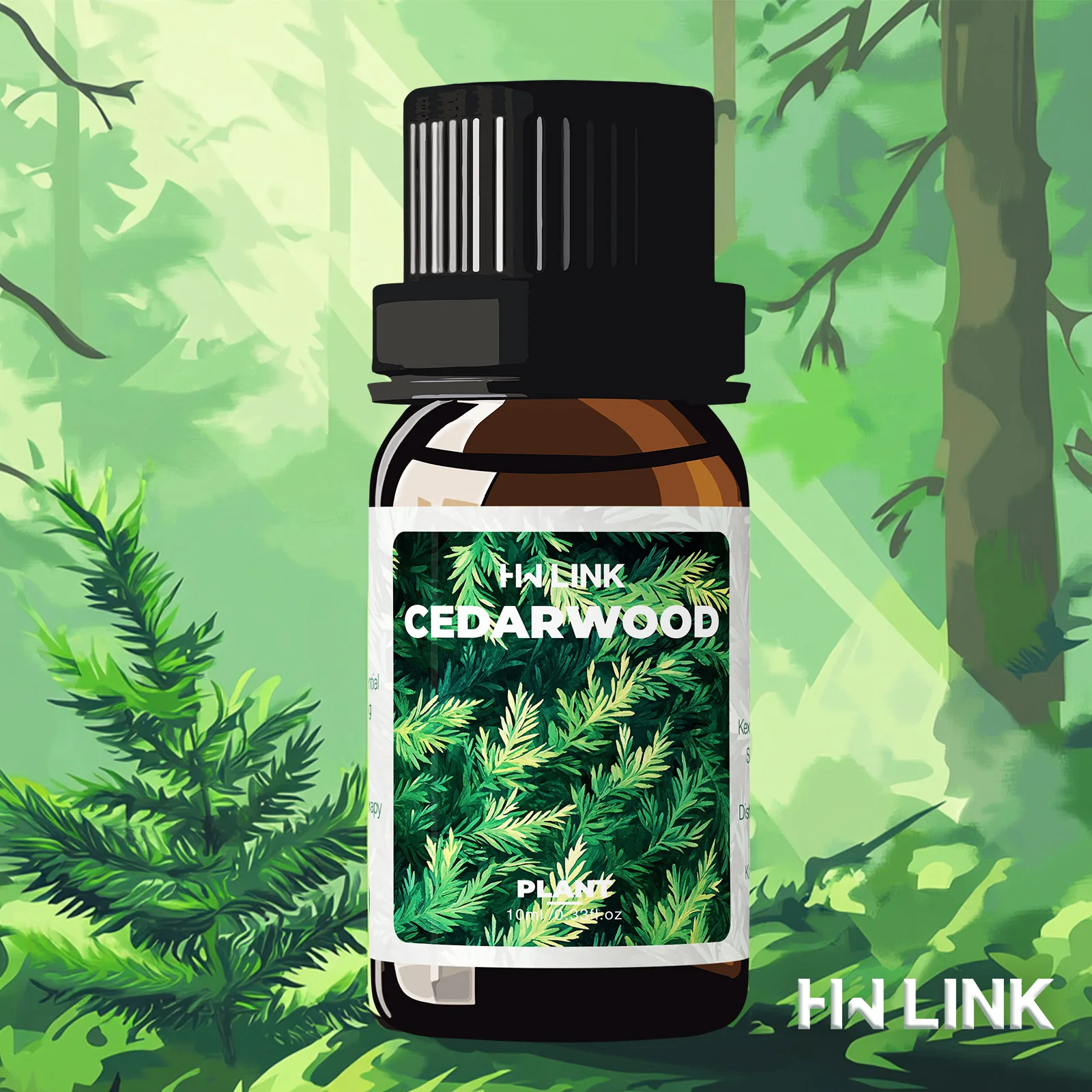 Pure Cedarwood Essential Oil 10ml Pure Natural Cedarwood Oil For Home Diffusers, Humidifier