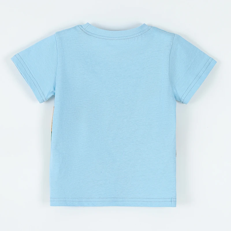 Little Maven 2026 Neue Sommer-Babykleidung für Jungen, Kinderkleidung, Oberteile, T-Shirts mit Cartoon-Traktoren, T-Shirts für Teenager – Detail 3