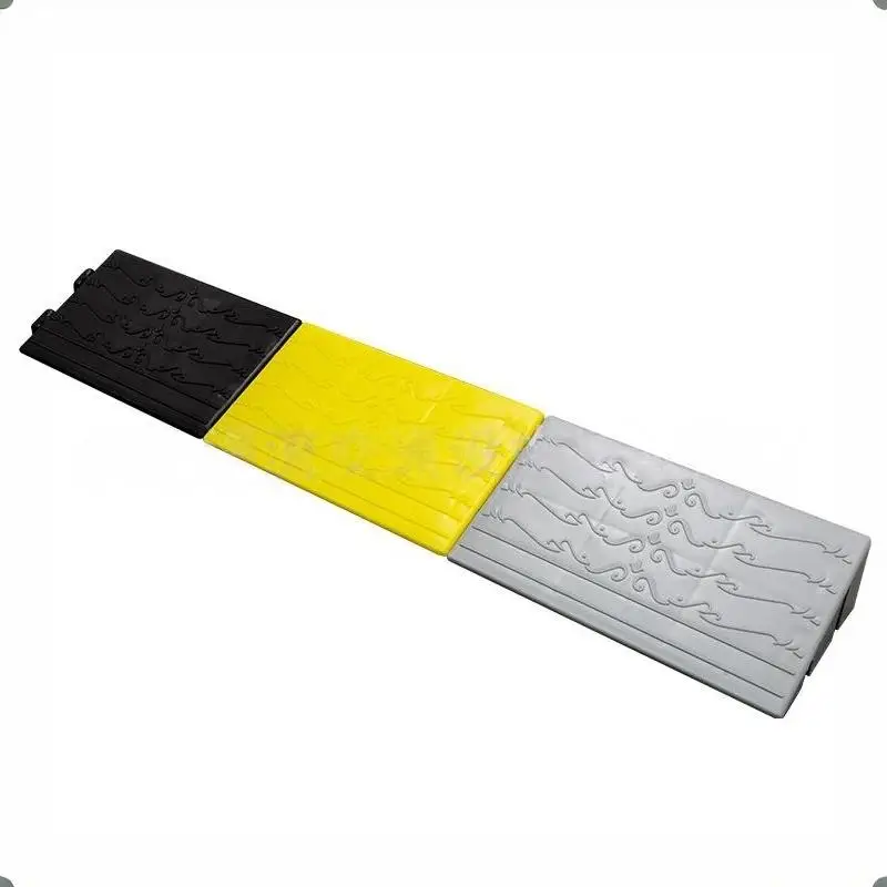 1Pcs 1-4.5cm Height Non-Slip Surface Durable Ramp Portable Threshold Ramp For Car Motorcycle Wheelchair Scooter Pets Access