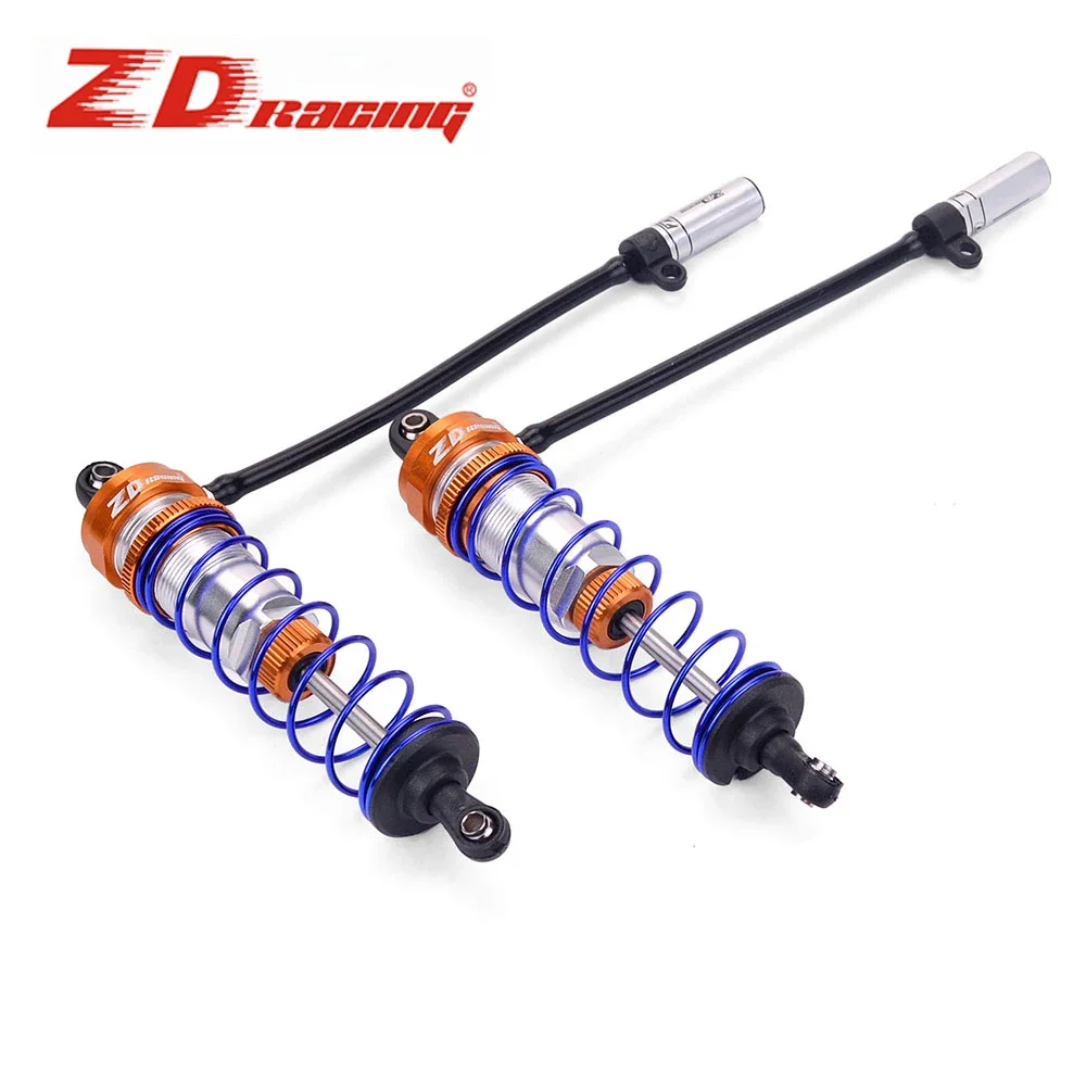 ZD Racing 1/10 DBX-10 DBX10 RC Desert Cars Upgrade Parts Accessories Metal 105MM Rear Shock Absorber With Tubing 7517 7519