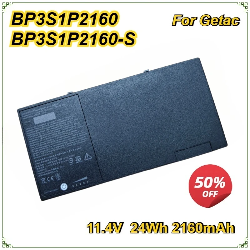 

BP3S1P2160-S BP3S1P2160 Laptop Battery for Getac F110 Tablet Series G8M3X2 441857100001 P/N:24285710000 GBM4XC Bateria11.4V 24Wh