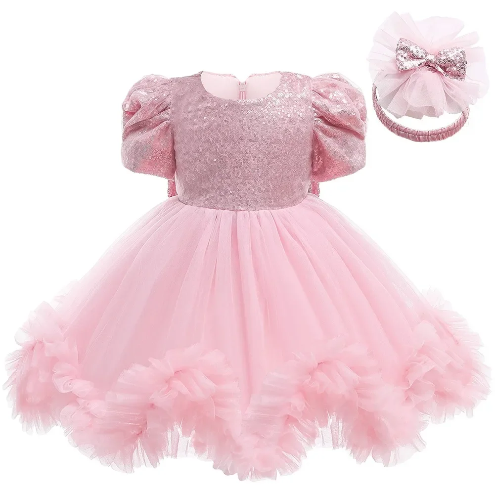 Baby Girl Birthday Dress Newborn Christening Gown Infant Kids Toddler Baptism Wedding Dresses Little Baby Christmas Vestidos