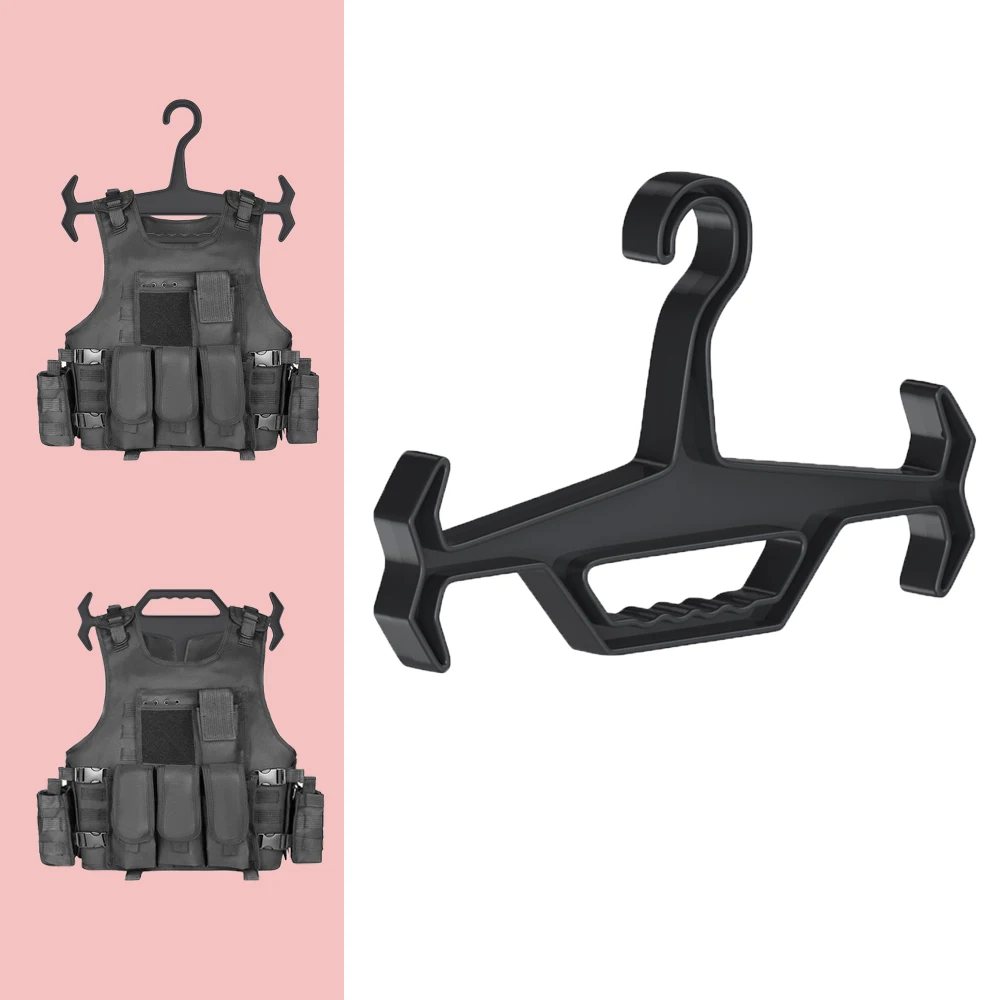 Sturdy Tactical Hanger Multipurpose Heavy Duty Hanger With Carry Handle for Body Armor Scuba Fitness Vests Plate Carrier