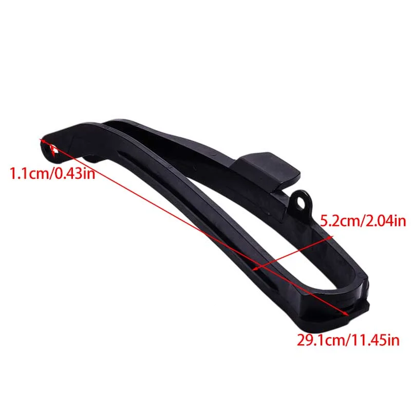 Durable Black Leather Off-Road Motorcycle Fork Chain Guide and Rear Rocker Arm Wear-Resistant Protector Accessory