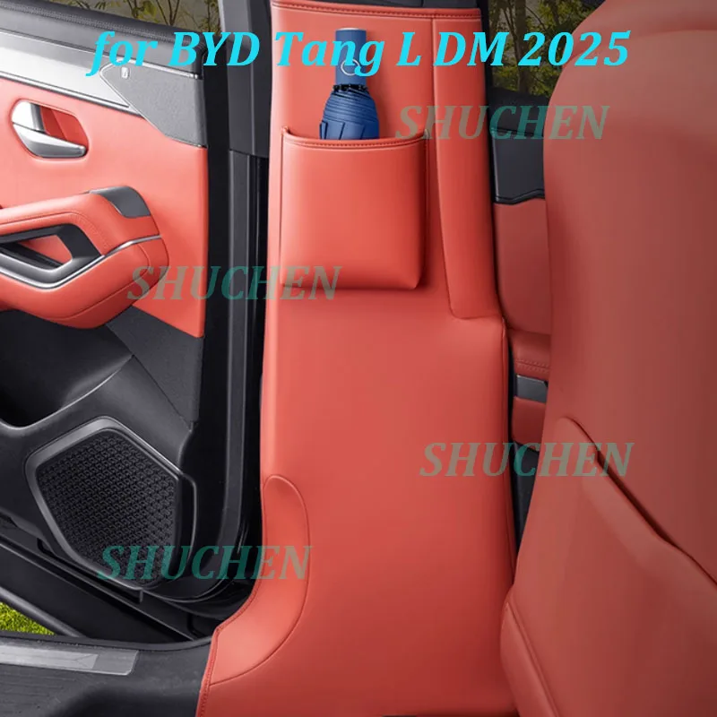 

Car B-Pillar Anti-kick Pad for BYD Tang L DM 2025 B Pillar Middle Column Storage Pad Leather Cover Interior Accessories