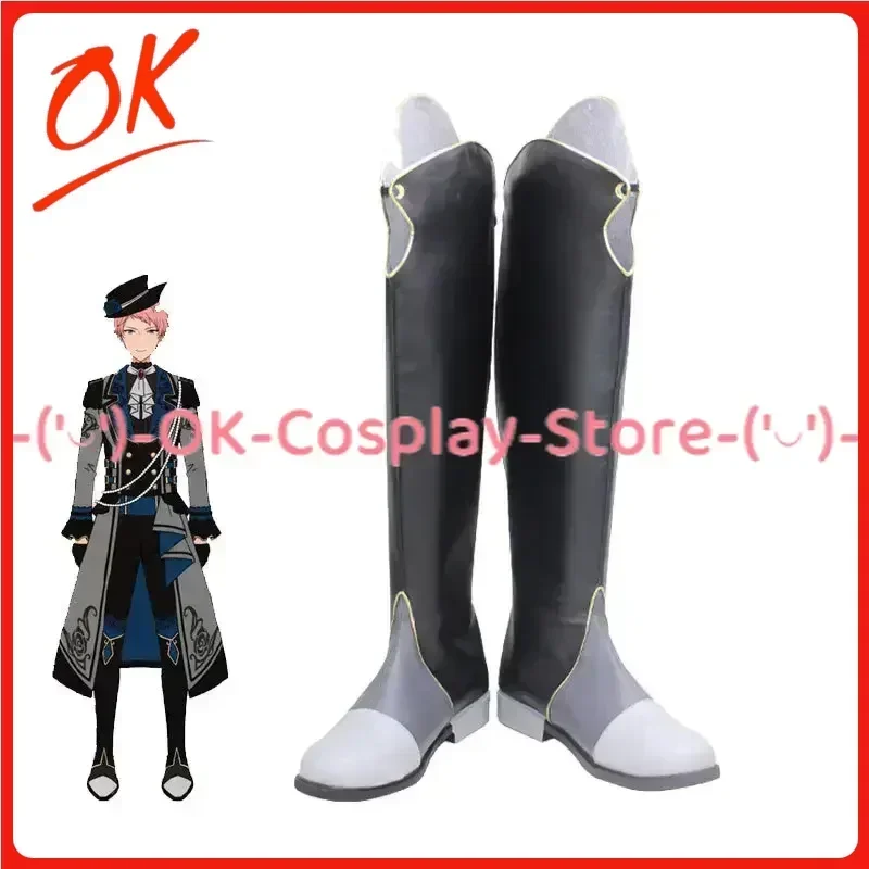 [Customized Size] Ensemble Stars Itsuki Shu Cosplay Shoes Game Roleplay Costume Prop Halloween Carnival Party Boots PU Leather