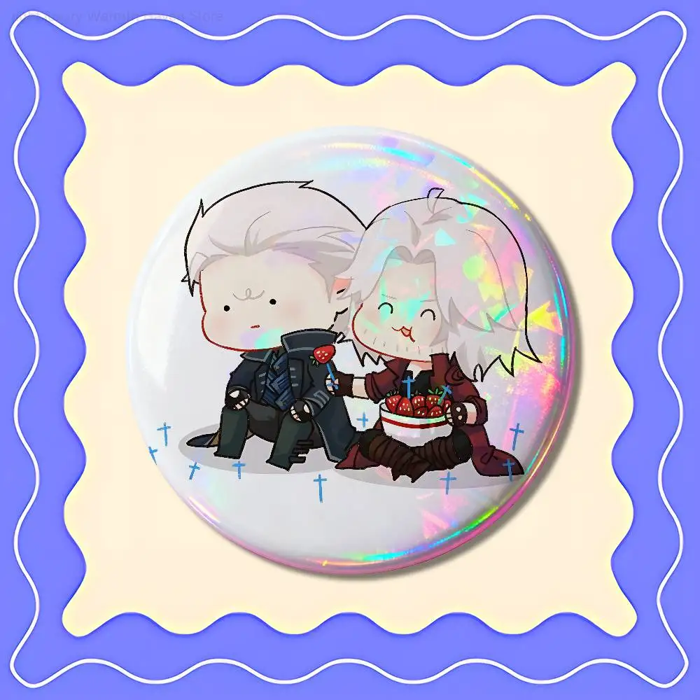 Game D-Devil May C-Cry 32mm 58mm 75mm 44mm 25mm Anime Badges Brooches DIY Pins Decorations Birthday Gifts - view 5