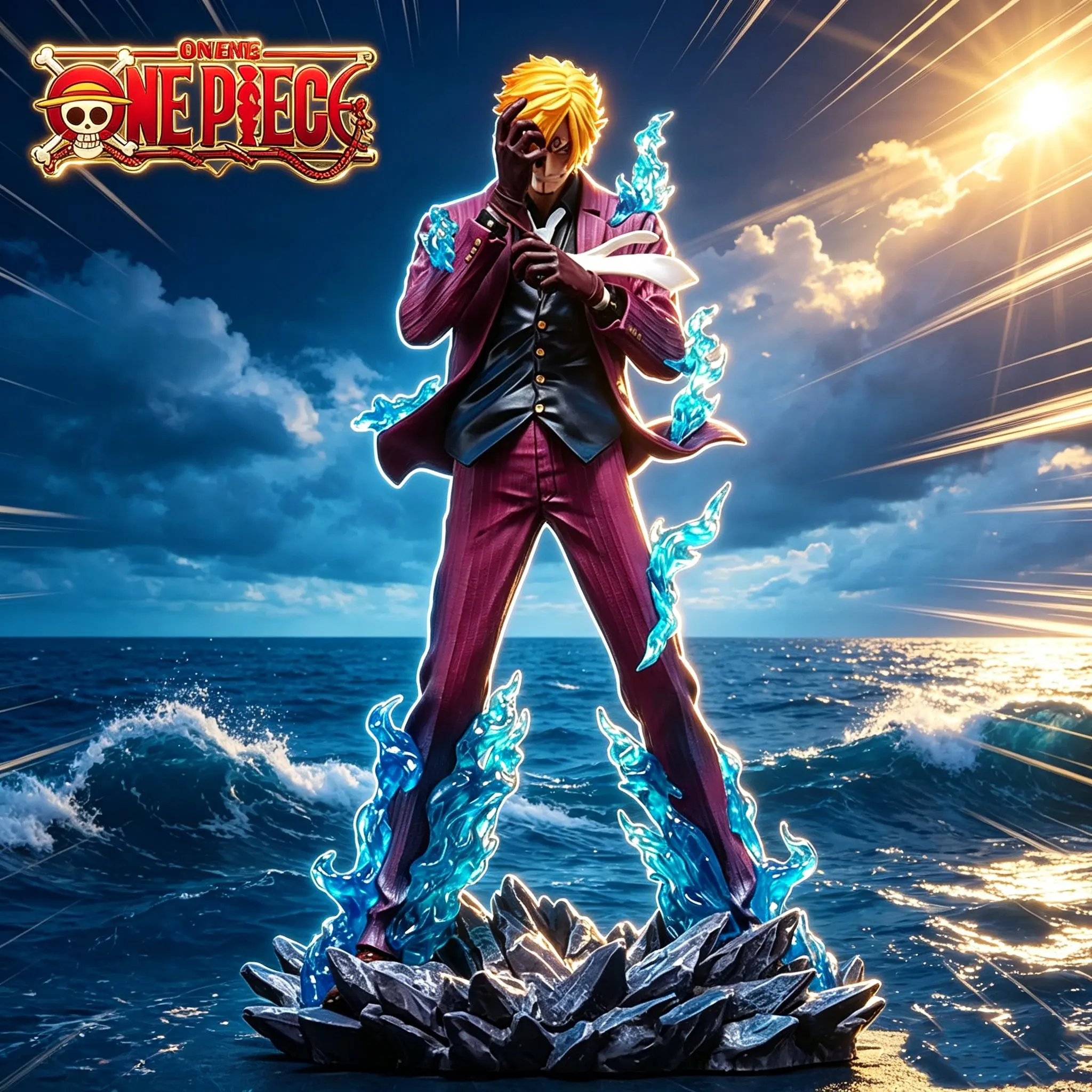 25cm/9.84in Anime ONE PIECE Figure Sanji Action Figures Pvc Statue Desktop Ornamen Collection Model Toys Gifts