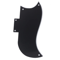 3 Ply 5Holes Pickguard For SG 61 Electric Guitar BLACK