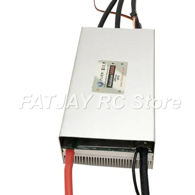 High-power 500A 120V High-voltage Brushless ESC FATJAY FLIER Electronic Speed Controller with USB Program Cable for RC Aircraft