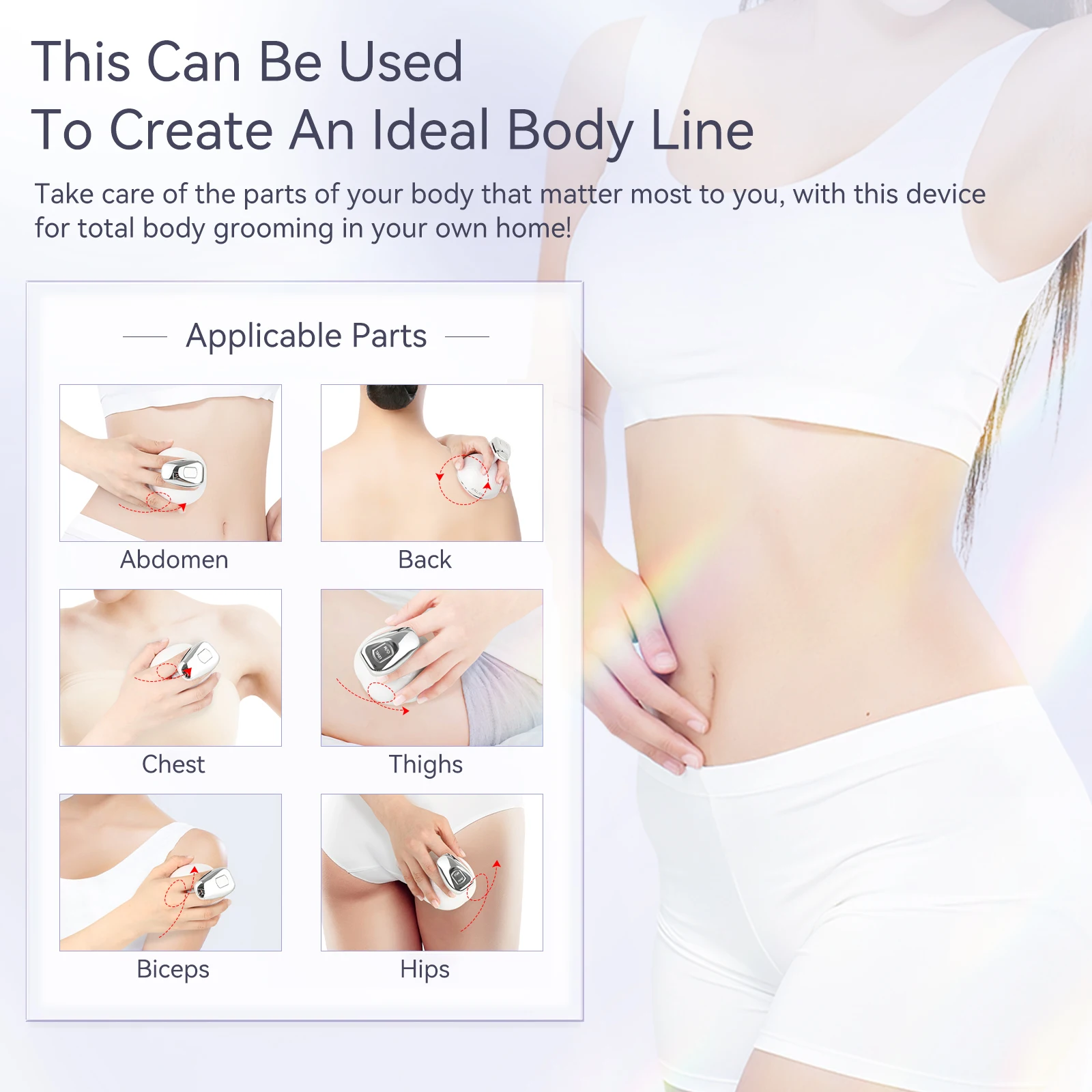 ANLAN RF Body Slimming Machine 5 in 1 EMS Cavitation Ultrasonic Fat Burner Belly Fat Burning Slim Shaping Lose Weight Massager