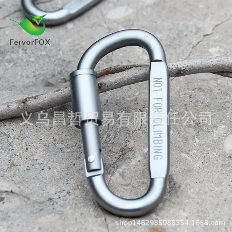 4PCS Carabiner Set For Key Camping Survival EDC Outdoor Keychain Clip Alloy Aluminum Tactical Caribiner Hook Karabiners