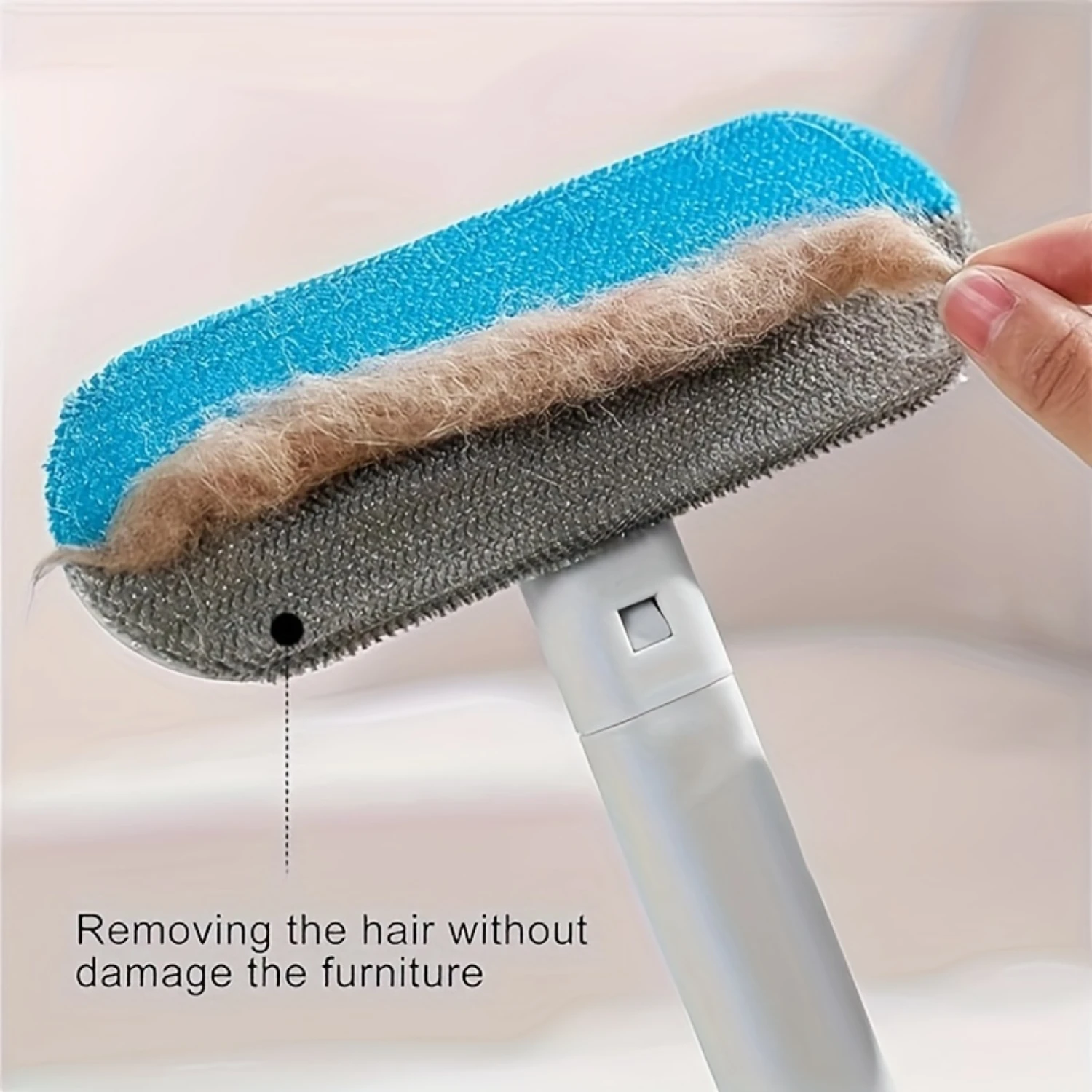 Hair Scraper, Pet Wet And Dry Washable Removable Sofa Carpet Adsorption Two-way Multi- Sticky Hair Remover