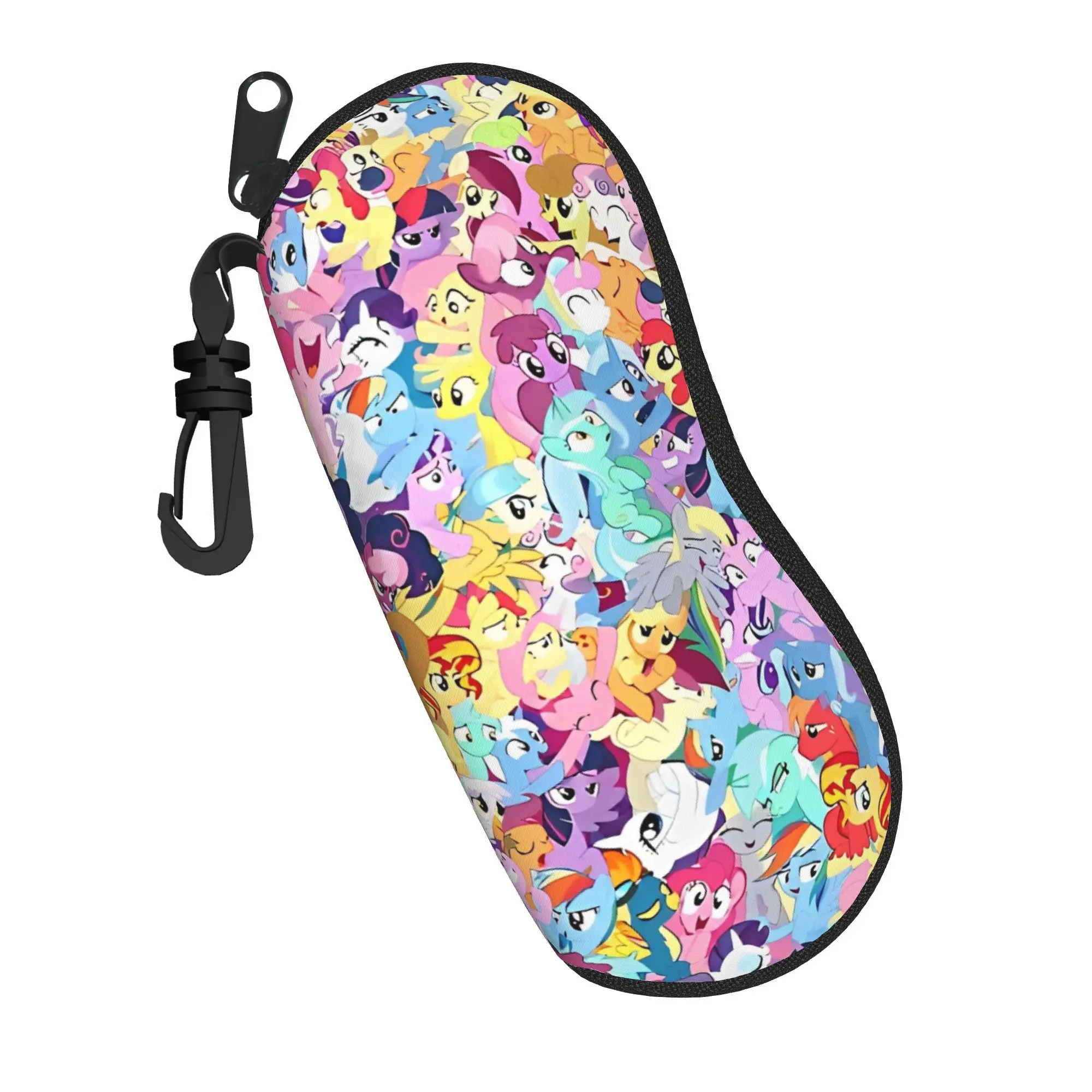 Little Unicorn Horse Glasses Case Men Women Waterproof Box Cartoon Sunglasses Storage Box Anti-Pressure Eyewear Container