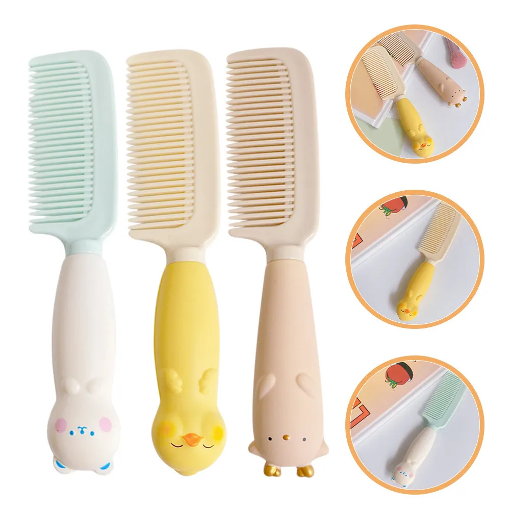 

3Pcs Animal Hair Combs Wide Tooth Detangler Comb for Women Curly Hair Shower Styling Relaxing Scalp Massage Wide Tooth Comb