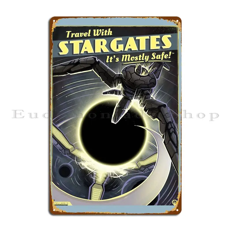 Stellaris Metal Plaque Create Party Bar Retro Wall Tin Sign Poster