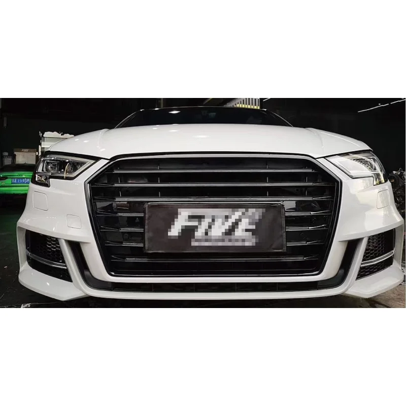 Para Audi A3/S3 rejilla de capó de parachoques delantero 2017-2020 estilo S3 nueva pieza de repuesto para coche